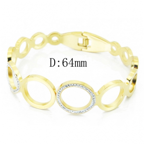 BC Wholesale 316L Stainless Steel Jewelry Bangle NO.#BC09B1106HLR