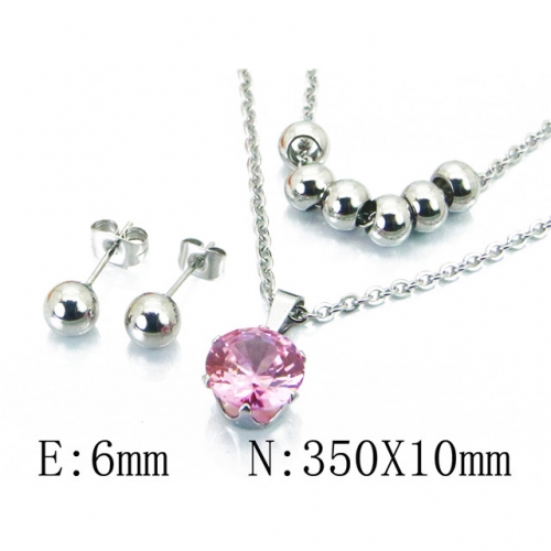 BC Wholesale Stainless Steel 316L Fashion Jewelry Sets NO.#BC21S0229NZ