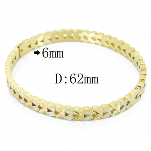 BC Wholesale 316L Stainless Steel Jewelry Bangle NO.#BC09B1100HLA