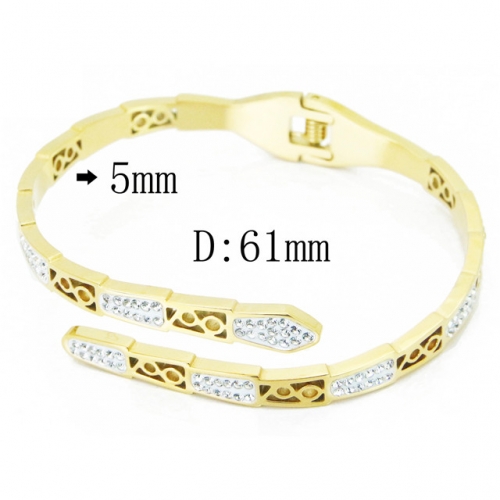 BC Wholesale 316L Stainless Steel Jewelry Bangle NO.#BC09B1133HNX