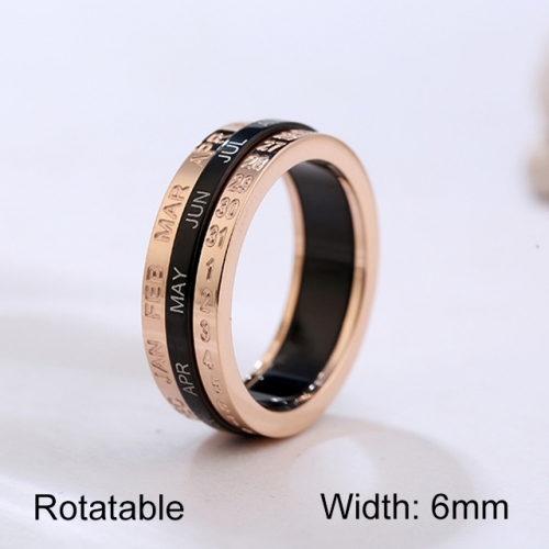 Wholesale Stainless Steel 316L Multifunction Rotatable Rings NO.#SJ41R084