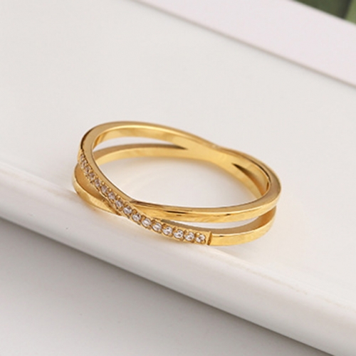 BC Jewelry Wholesale Stainless Steel 316L CZ Rings NO.#SJ41R171