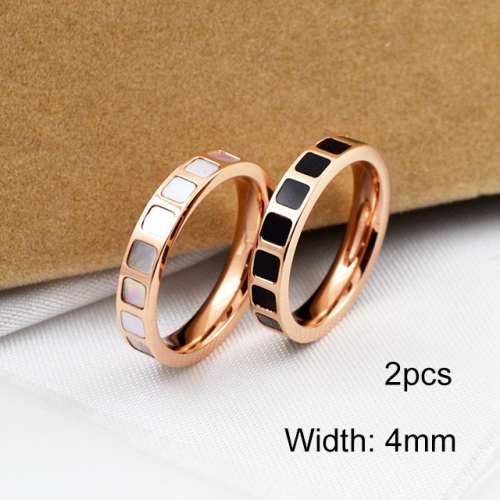 BC Jewelry Wholesale Stainless Steel 316L Jewelry Stack Ring Set NO.#SJ41R3009
