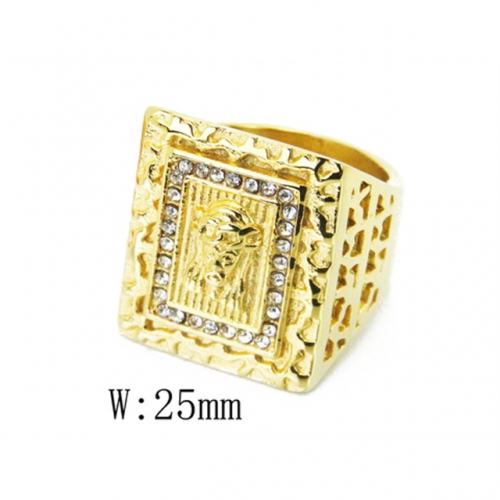 BC Wholesale Stainless Steel 316L Jewelry Rings NO.#BC15R1553HIL