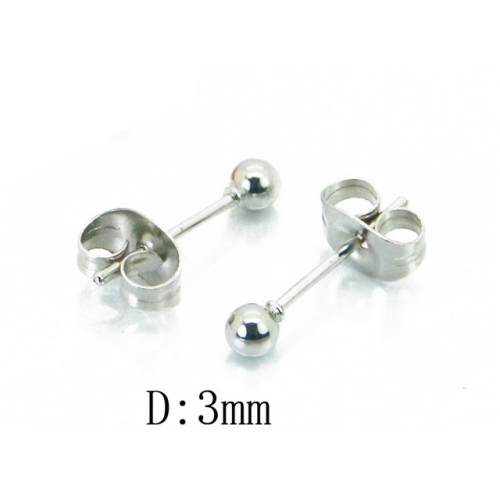 BC Jewelry Wholesale Stainless Steel 316L Earrings NO.#BC67E0386HD
