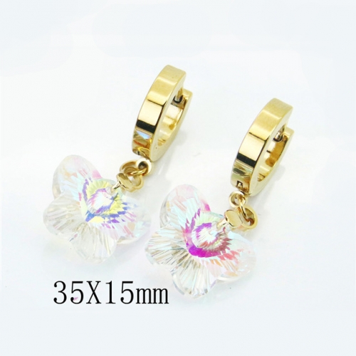 BC Jewelry Wholesale Stainless Steel 316L Earrings NO.#BC67E0372JA