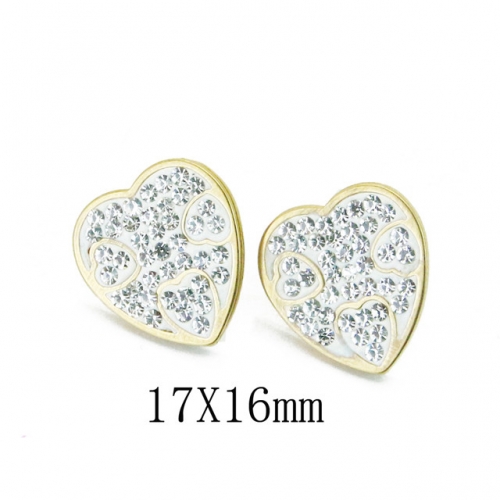 BC Jewelry Wholesale Stainless Steel 316L Earrings NO.#BC67E0348KQ