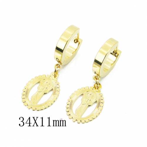 BC Jewelry Wholesale Stainless Steel 316L Earrings NO.#BC67E0374JV
