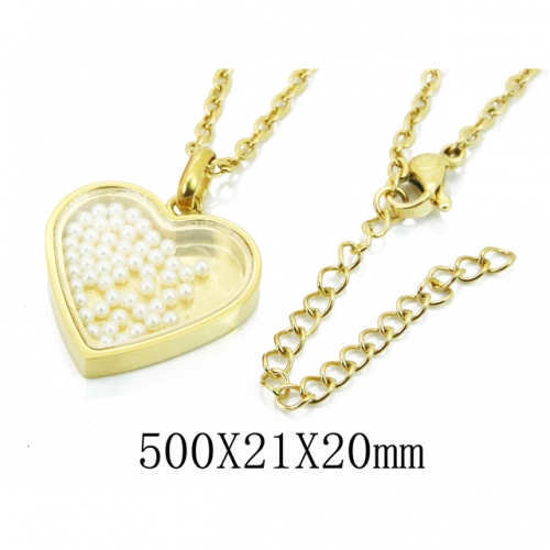 BC Wholesale Stainless Steel 316L Jewelry Necklace NO.#BC90N0219HNG