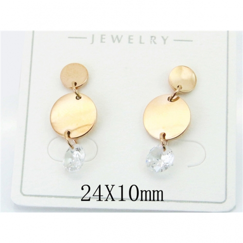 BC Jewelry Wholesale Stainless Steel 316L Earrings NO.#BC80E0524JW