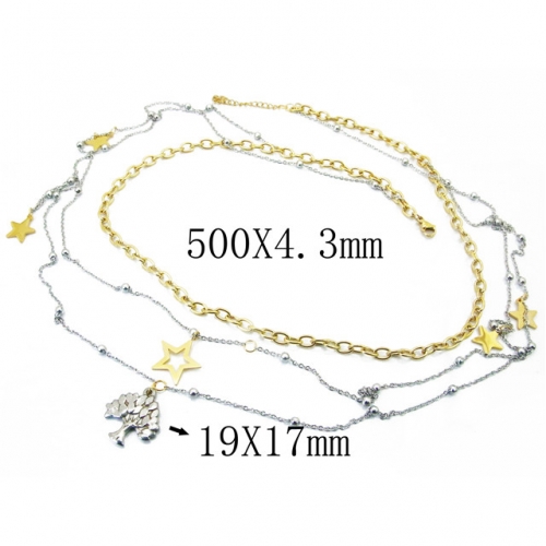 BC Wholesale Stainless Steel 316L Jewelry Necklace NO.#BC92N0320HJQ