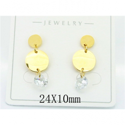 BC Jewelry Wholesale Stainless Steel 316L Earrings NO.#BC80E0523JE