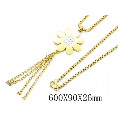 BC Wholesale Stainless Steel 316L Jewelry Necklace NO.#BC02N0209H2B