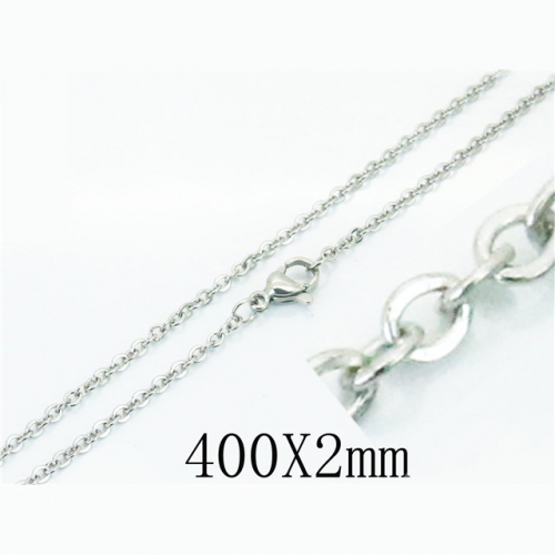 Wholesale Stainless Steel 316L Chains Necklace NO.#BC70N0552EN