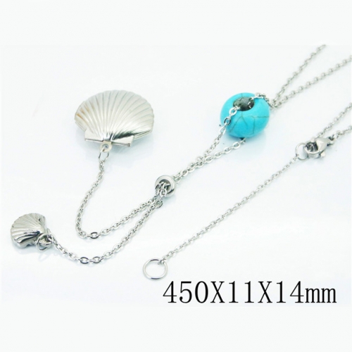 BC Wholesale Stainless Steel 316L Jewelry Necklace NO.#BC92N0325PW