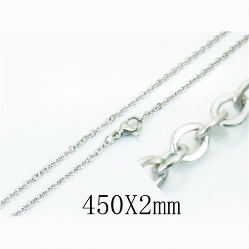 Wholesale Stainless Steel 316L Chains Necklace NO.#BC70N0551WN