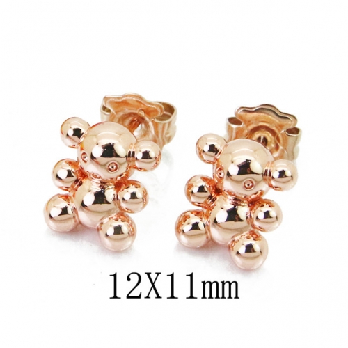 BC Jewelry Wholesale Stainless Steel 316L Earrings NO.#BC90E0304HLR