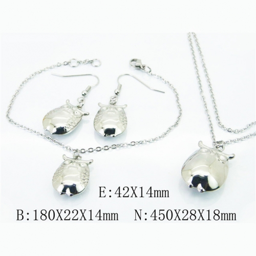 BC Wholesale Stainless Steel 316L Jewelry Fashion Sets NO.#BC92N0329HLE