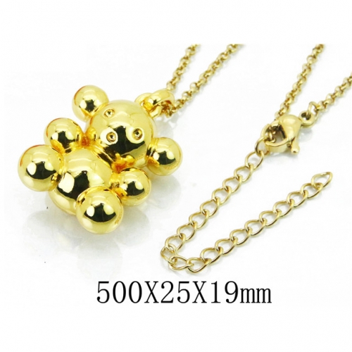 BC Wholesale Stainless Steel 316L Jewelry Necklace NO.#BC90N0222HPA