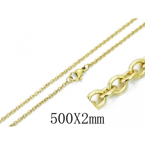 Wholesale Stainless Steel 316L Chains Necklace NO.#BC70N0538HJ