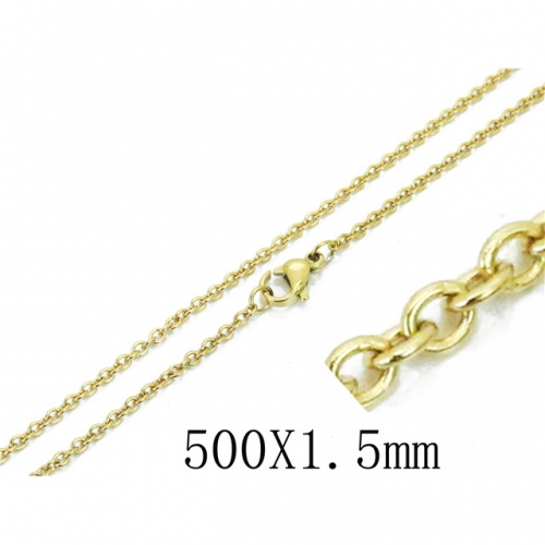 Wholesale Stainless Steel 316L Chains Necklace NO.#BC70N0540HJ