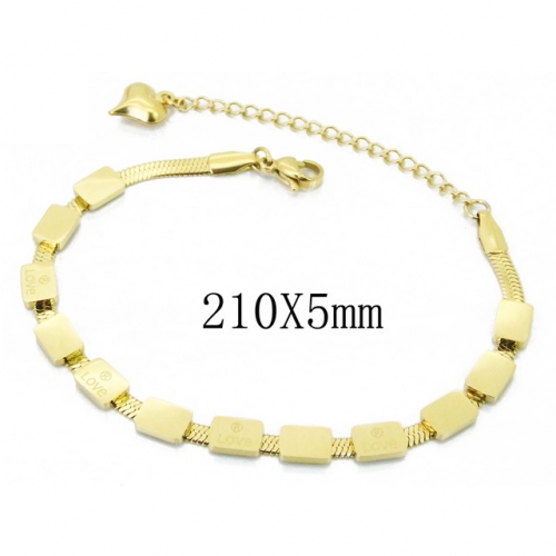 Wholesale Stainless Steel 316L Popular Bracelet NO.#BC80B1180HHL