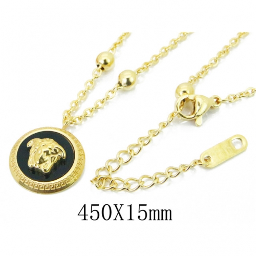 BC Wholesale Stainless Steel 316L Jewelry Necklace NO.#SJ60N0423OLS