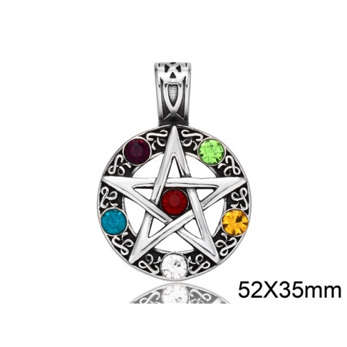 BC Wholesale Stainless Steel 316L Jewelry Pendant Without Chain NO.#SJ14P184