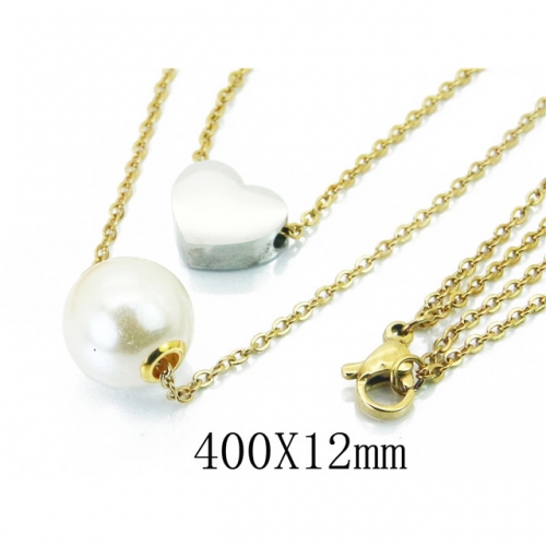 BC Wholesale Stainless Steel 316L Necklace NO.#BC62N0421ML