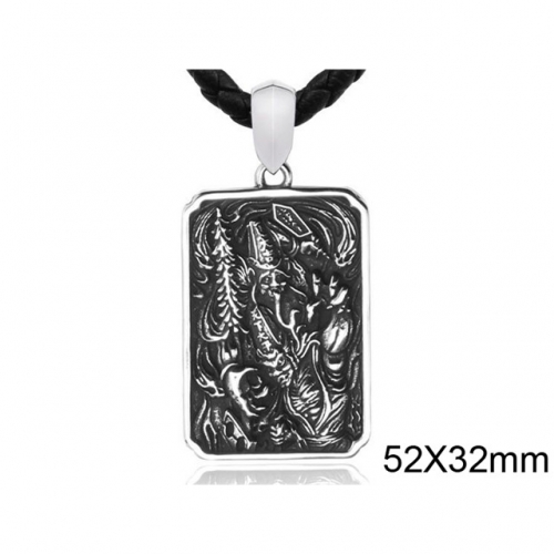 BC Wholesale Stainless Steel 316L Jewelry Pendant Without Chain NO.#SJ14P592