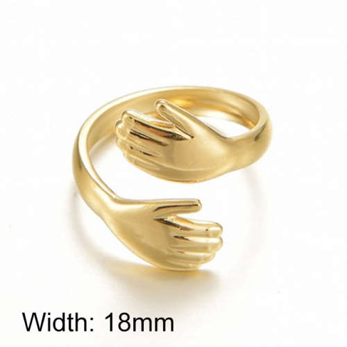 BC Wholesale Stainless Steel 316L Jewelry Rings NO.#SJ43R059