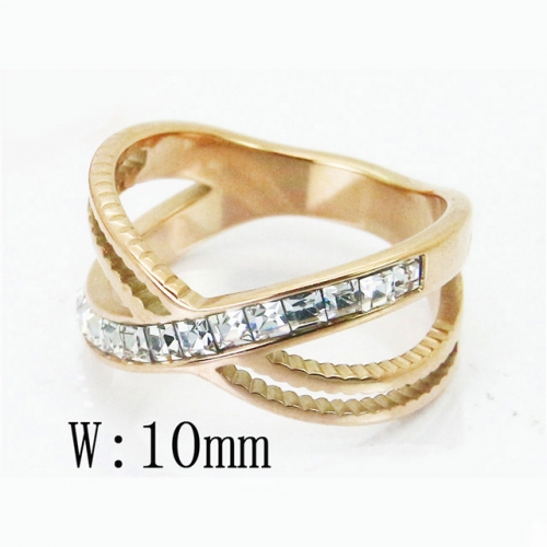 BC Wholesale Stainless Steel 316L Jewelry Rings NO.#BC19R0843HIR