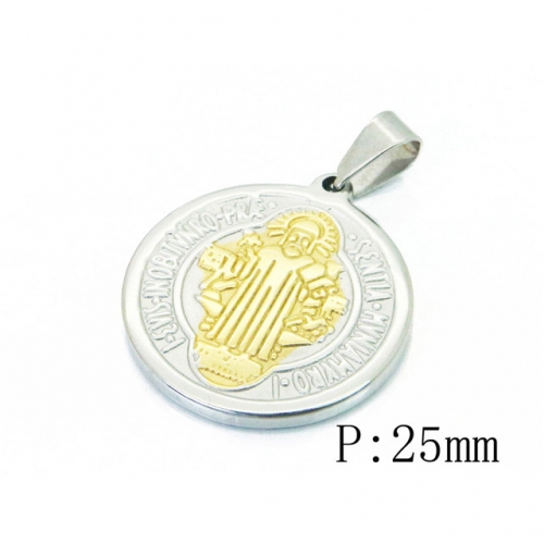 BC Wholesale Stainless Steel 316L Jewelry Pendant NO.#BC12P1046LD