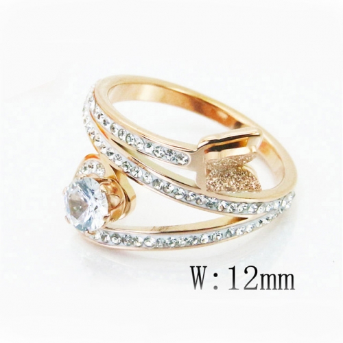 BC Wholesale Stainless Steel 316L Jewelry Rings NO.#BC19R0829HIF