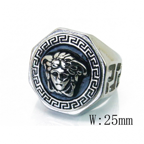 BC Wholesale Stainless Steel 316L Jewelry Rings NO.#BC15R1588HZL