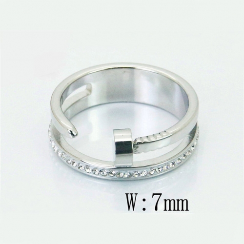 BC Wholesale Stainless Steel 316L Jewelry Rings NO.#BC19R0822PQ