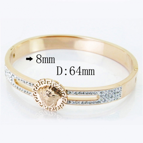 BC Wholesale 316L Stainless Steel Jewelry Bangle NO.#BC19B0542IEE