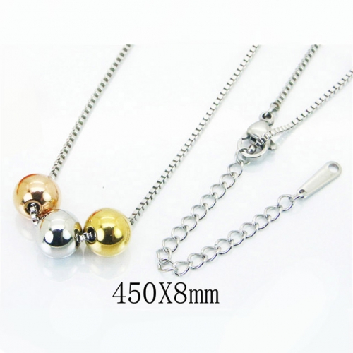 BC Wholesale Jewelry Stainless Steel 316L Necklace NO.#BC19N0274NV