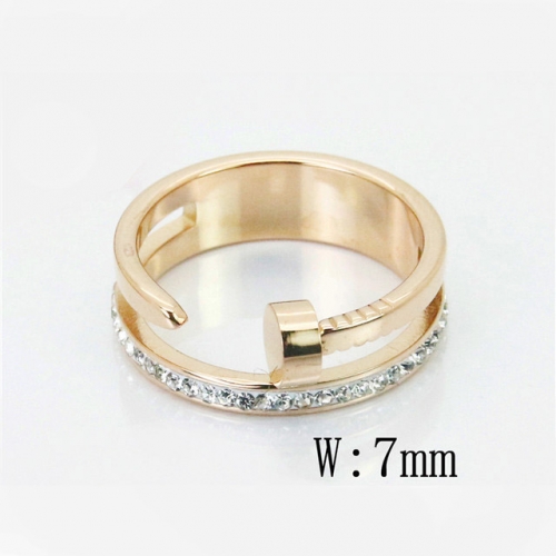 BC Wholesale Stainless Steel 316L Jewelry Rings NO.#BC19R0820HWW