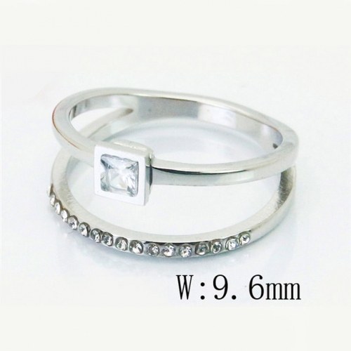 BC Wholesale Stainless Steel 316L Jewelry Rings NO.#BC19R0801HTT