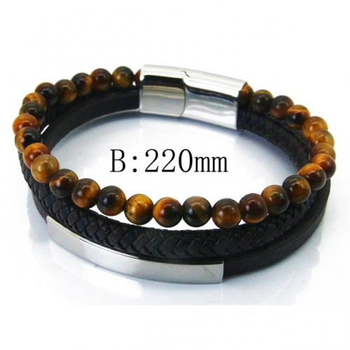 BC Wholesale Jewelry Leather Bracelet NO.#BC23B0425HNZ