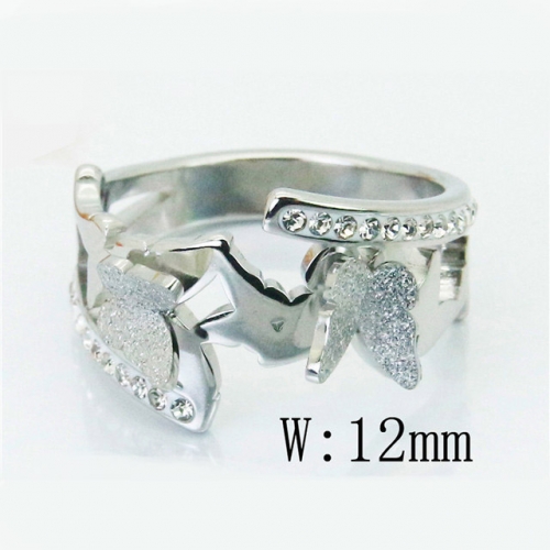 BC Wholesale Stainless Steel 316L Jewelry Rings NO.#BC19R0836HWW