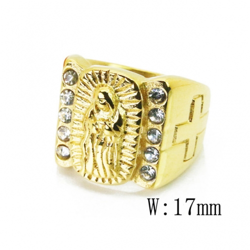 BC Wholesale Stainless Steel 316L Jewelry Rings NO.#BC15R1591HIE
