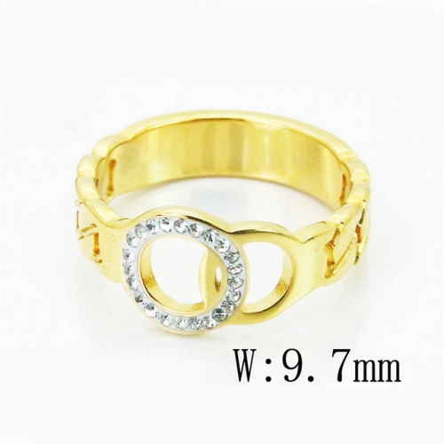 BC Wholesale Stainless Steel 316L Jewelry Rings NO.#BC19R0818HWW