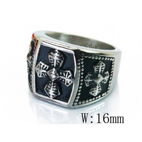 BC Wholesale Stainless Steel 316L Jewelry Rings NO.#BC15R1576HZL
