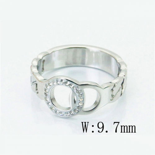 BC Wholesale Stainless Steel 316L Jewelry Rings NO.#BC19R0819PC