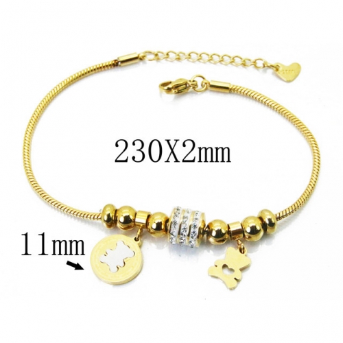 BC Wholesale Stainless Steel 316L Bracelet NO.#BC24B0079HML