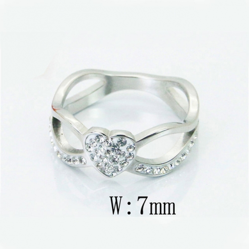 BC Wholesale Stainless Steel 316L Jewelry Rings NO.#BC19R0808PV