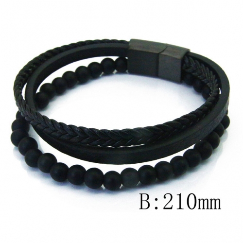 BC Wholesale Jewelry Leather Bracelet NO.#BC23B0428HLX
