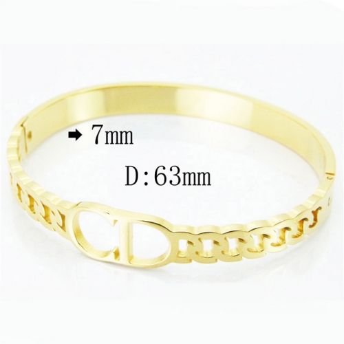 BC Wholesale 316L Stainless Steel Jewelry Bangle NO.#BC19B0534HLE